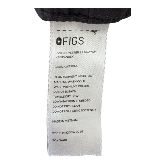 Figs Men's Charcoal Gray Scrub Pants - Medical Doctor Nurse Professional XL Men - Picture 7 of 7